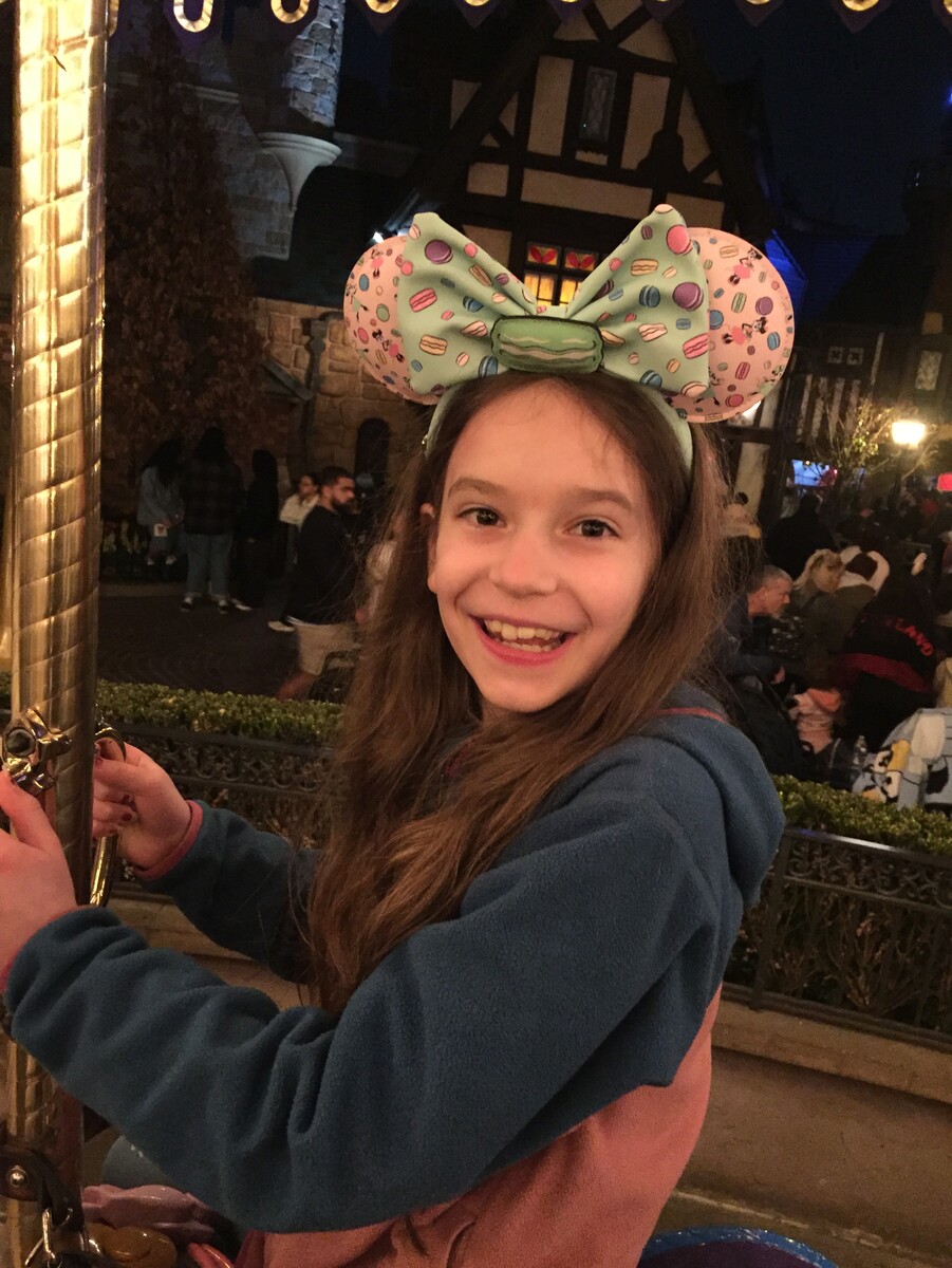 Minnie Ears on Disney Carousel