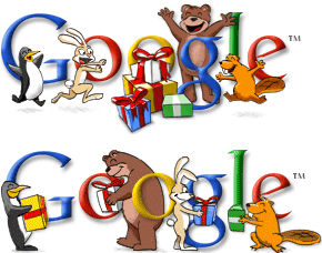 Google has an entertaining series of Christmas images this year.