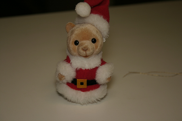 Santa Ornament Bear