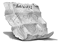 The Marauder's Map from Harry Potter.