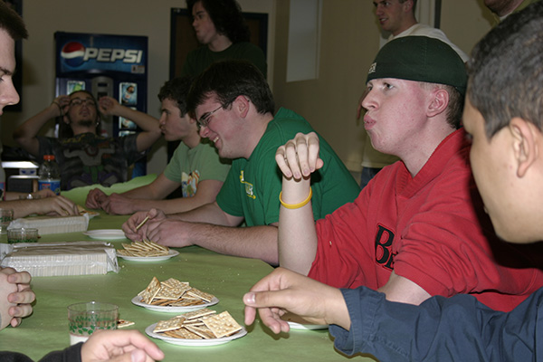 Cretin Olympics Finals: Cracker Eating Contest