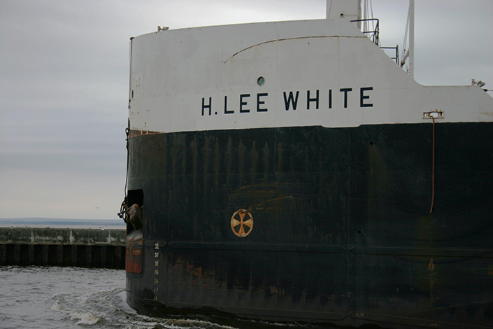 H. Lee White Leaving Harbor