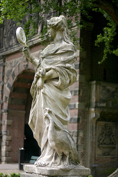 Statue with Mirror