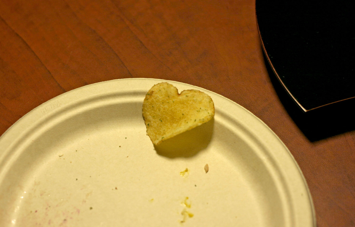 Potato Chip Shaped Like A Heart