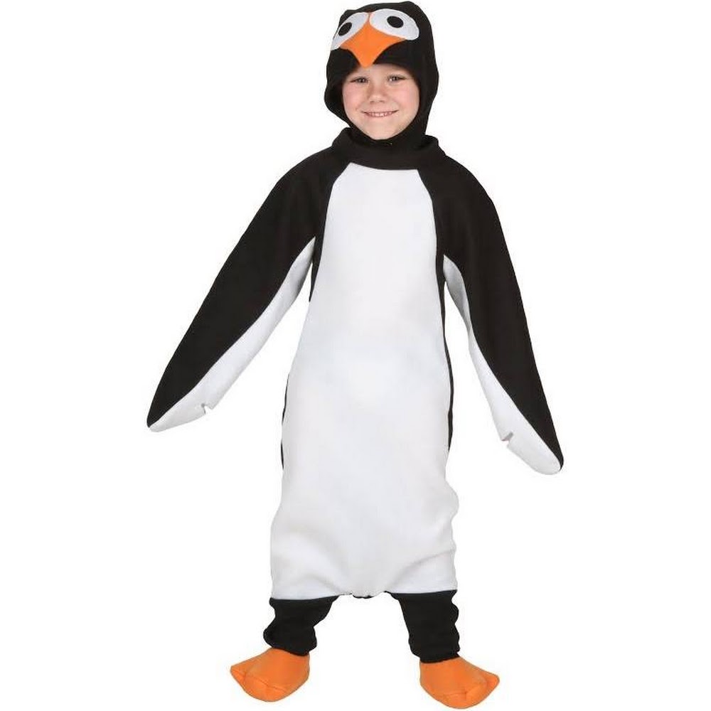 Penguin costume.